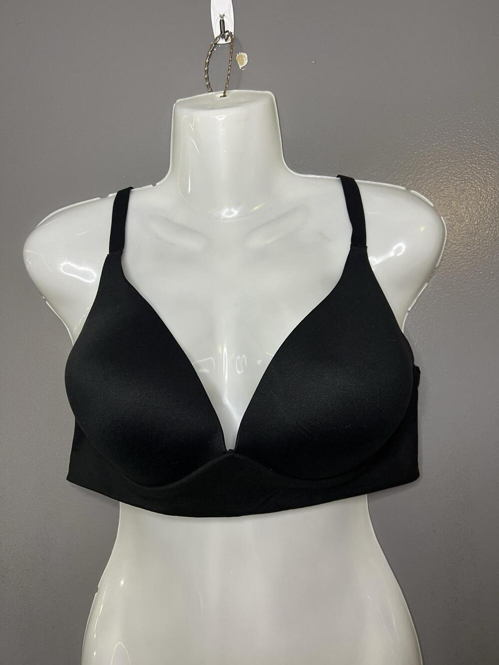 Victoria's Secret Bra Womens 38D Black Lightly Lined Plunge T-Shirt Racerback